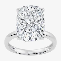 F / Vs2) Womens Ct. Lab Grown White Diamond 14K Gold Cushion Engagement Ring