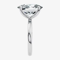(F / Vs2) Womens 6 Ct. Lab Grown White Diamond 14K Gold Cushion Solitaire Engagement Ring