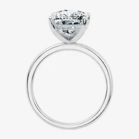 Signature By Modern Bride (F / Vs2) Womens 1/10 Ct. T.W. Lab Grown White Diamond 14K Gold Cushion Engagement Ring