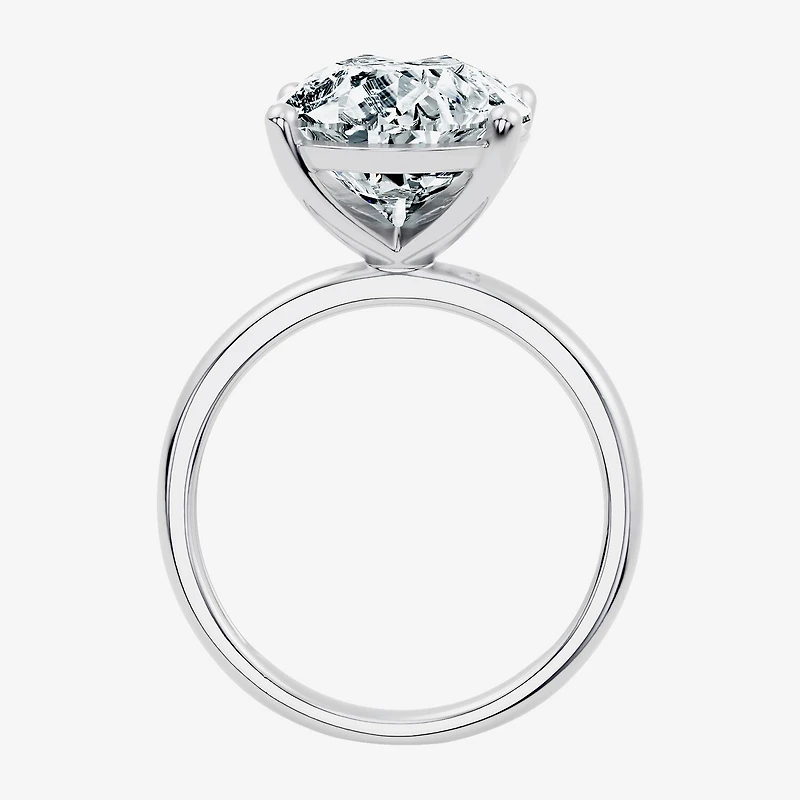 F / Vs2) Womens Ct. Lab Grown White Diamond 14K Gold Pear Engagement Ring