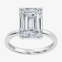 F / Vs2) Womens Ct. Lab Grown White Diamond 14K Gold Engagement Ring