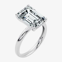F / Vs2) Womens Ct. Lab Grown White Diamond 14K Gold Engagement Ring