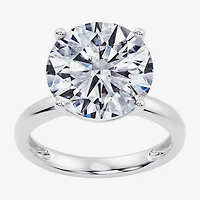 (F / Vs2) Womens 8 Ct. Lab Grown White Diamond 14K Gold Round Solitaire Engagement Ring