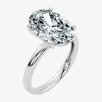 (F / Vs2) Womens 7 Ct. Lab Grown White Diamond 14K Gold Oval Engagement Ring