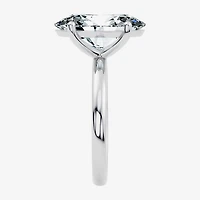 (F / Vs2) Womens 7 Ct. Lab Grown White Diamond 14K Gold Oval Engagement Ring