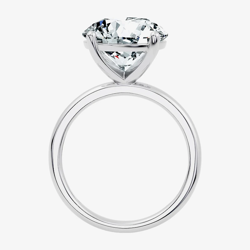 (F / Vs2) Womens 7 Ct. Lab Grown White Diamond 14K Gold Round Engagement Ring