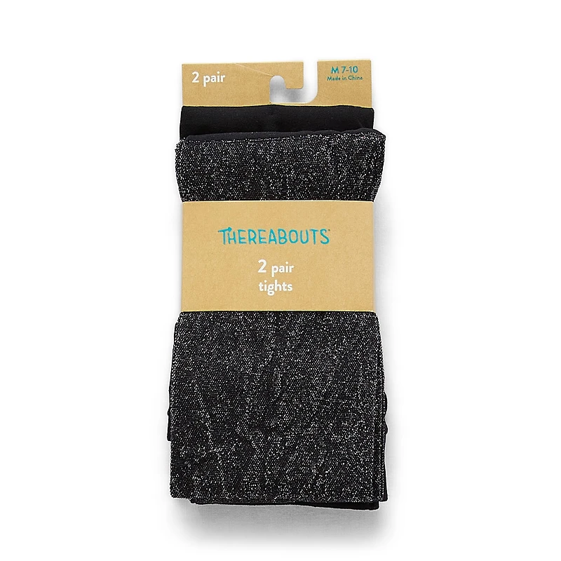 Thereabouts Little & Big Kid Girls 2-pc. Tights