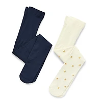 Thereabouts Little & Big Kid Girls 2-pc. Star Tights