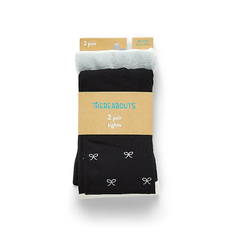 Thereabouts Little & Big Kid Girls 2-pc. Tights