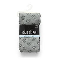 Okie Dokie Toddler Girls 2-pc. Hearts Tights