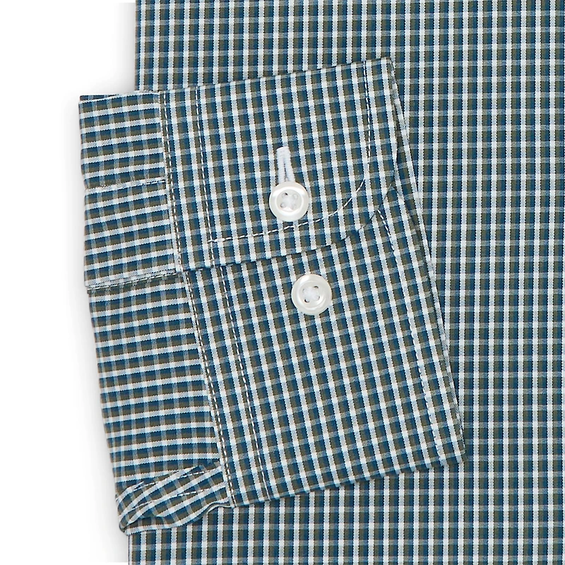 Stafford Smart Tech Mens Classic Fit Stretch Fabric Wrinkle Free Long Sleeve Dress Shirt