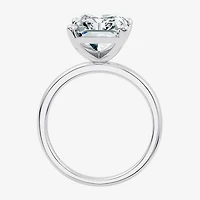 F / Vs2) Womens Ct. Lab Grown White Diamond 14K Gold Rectangular Engagement Ring