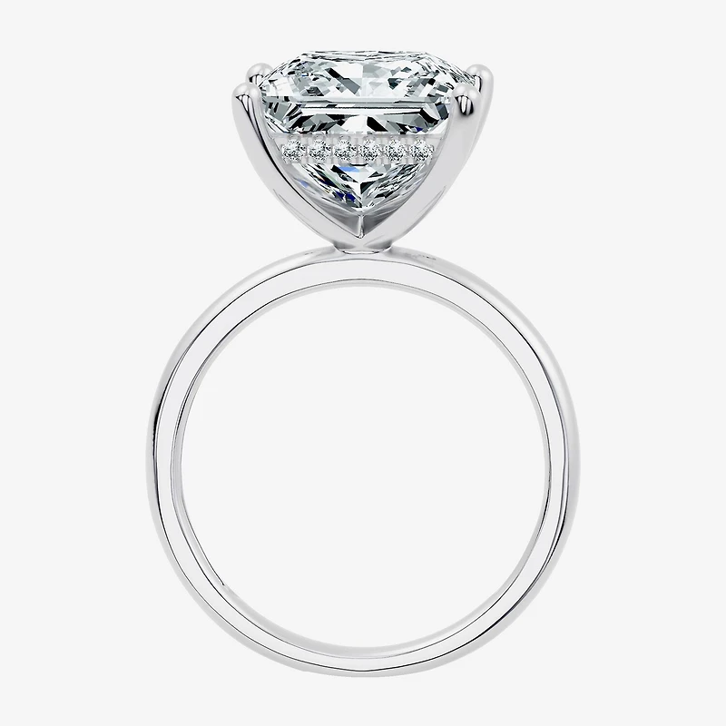 Signature By Modern Bride (F / Vs2) Womens 1/10 Ct. T.W. Lab Grown White Diamond 14K Gold Engagement Ring