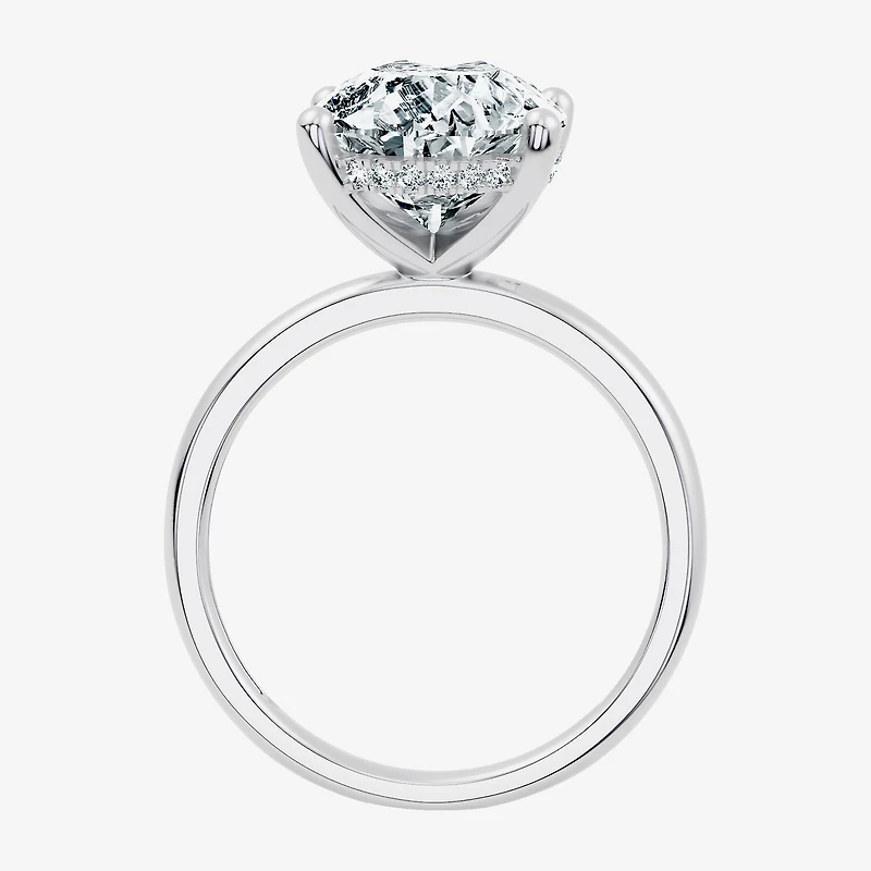 Signature By Modern Bride (F / Vs2) Womens 1/10 Ct. T.W. Lab Grown White Diamond 14K Gold Pear Engagement Ring