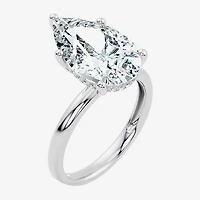 Signature By Modern Bride (F / Vs2) Womens 1/10 Ct. T.W. Lab Grown White Diamond 14K Gold Pear Engagement Ring