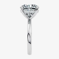Signature By Modern Bride (F / Vs2) Womens 1/10 Ct. T.W. Lab Grown White Diamond 14K Gold Cushion Engagement Ring