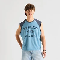 Arizona Mens Crew Neck Short Sleeve Muscle T-Shirt