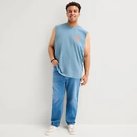 Arizona Mens Crew Neck Sleeveless Big and Tall Muscle T-Shirt