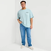 Arizona Mens Crew Neck Short Sleeve Boxy Fit Big and Tall Graphic T-Shirt