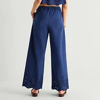 Forever 21 Womens Juniors Straight Mid Rise Pull-On Pant