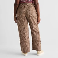 Arizona Womens Juniors Plus Low Rise Straight Leg Jean