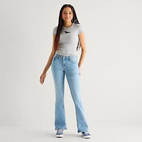 Arizona Womens Juniors Low Rise Bootcut Jean