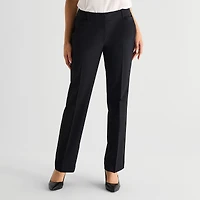 Liz Claiborne Audra Curvy Womens Straight Mid Rise Trouser