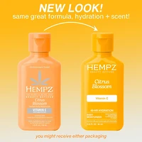 Hempz Mini Citrus Blossom Herbal Body Moisturizer With Brightening Vitamin C 2.25 Oz.