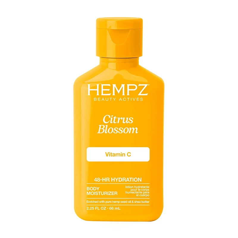 Hempz Mini Citrus Blossom Herbal Body Moisturizer With Brightening Vitamin C 2.25 Oz.