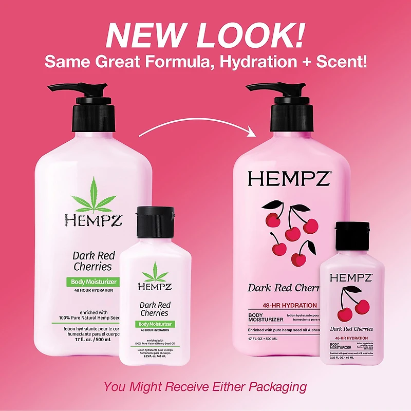 Hempz Dark Red Cherries Body Moisturizer