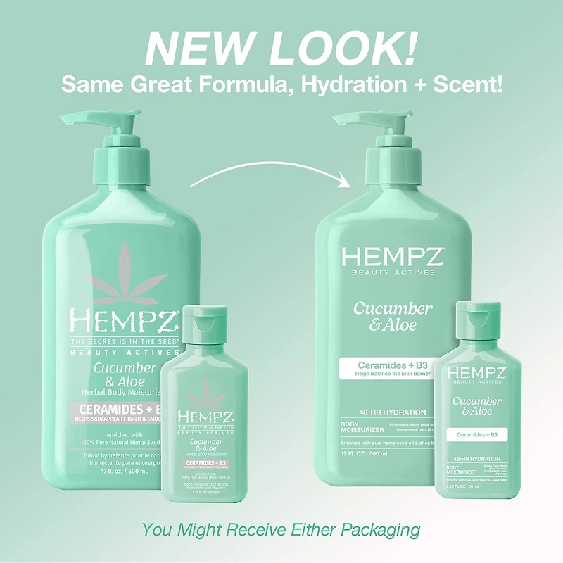 Hempz Cucumber & Aloe Herbal Body Moisturizer