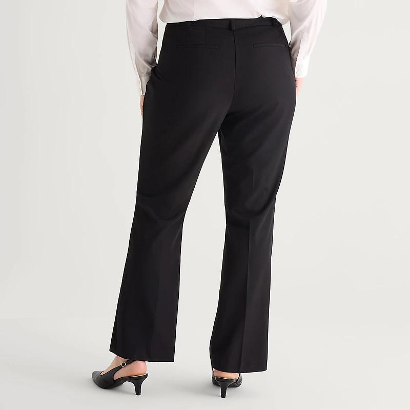 Liz Claiborne Audra Womens Straight Mid Rise Trouser