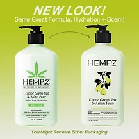 Hempz Exotic Green Tea And Asian Pear Herbal Body Moisturizer 17oz.