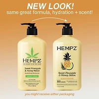 Hempz Sweet Pineapple & Honey Melon Herbal Body Moisturizer 17 Oz.