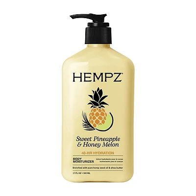 Hempz Sweet Pineapple & Honey Melon Herbal Body Moisturizer 17 Oz.