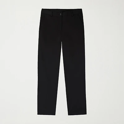IZOD Womens Juniors Wide Leg Mid Rise Flat Front Pant