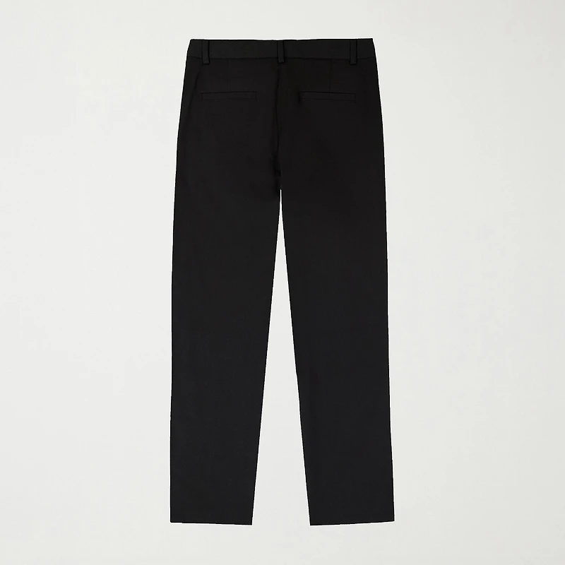 IZOD Womens Juniors Wide Leg Mid Rise Flat Front Pant