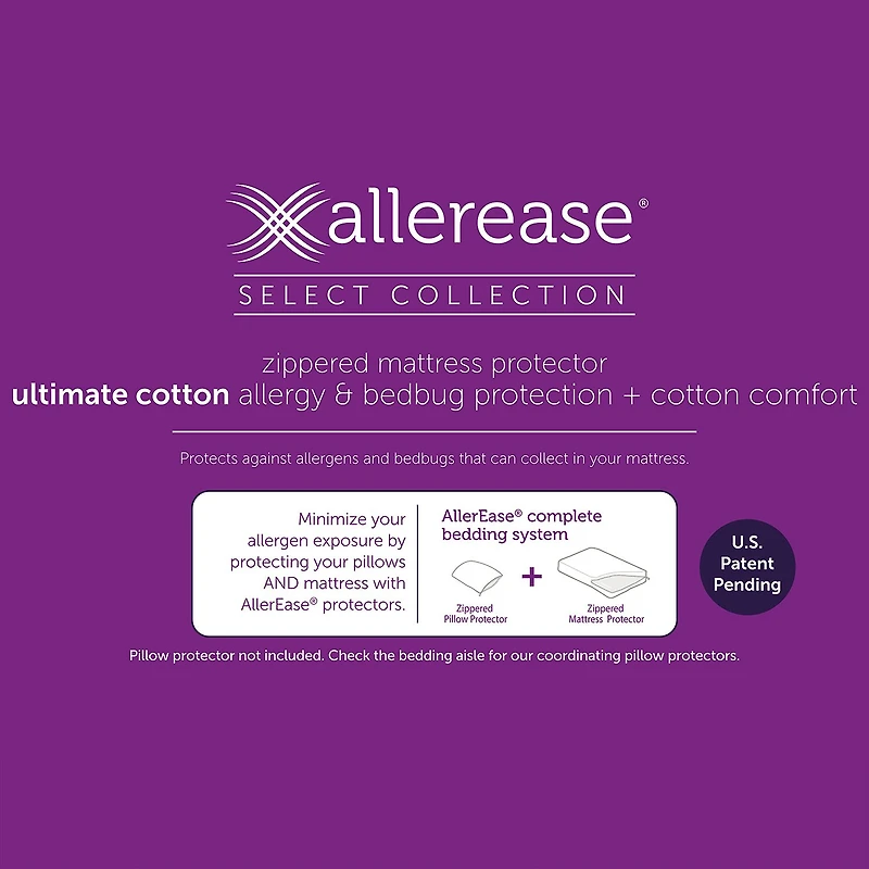 Allerease Select Ultimate Cotton Pillow Protector