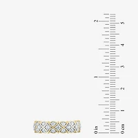 (H-I / I1) Womens 2MM 1/2 CT. T.W. Lab Grown White Diamond 10K Gold Band