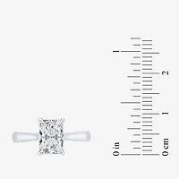 (G / VS2) Womens 2 CT. Lab-Grown White Diamond 14K Gold Radiant-cut Solitaire Engagement Ring
