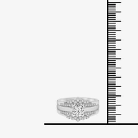 Womens 1/4 CT. T.W. Natural White Diamond 14K Gold Ring Guard