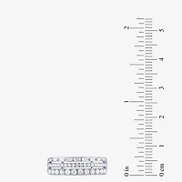 (H-I / I1) Womens 5/8 CT. T.W. Lab Grown White Diamond 10K Gold Anniversary Band