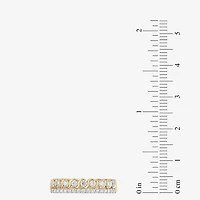 (H / I1) Womens 1/2 CT. T.W. Lab Grown White Diamond 10K Two Tone Gold Anniversary Wedding Band