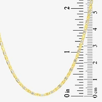 Unisex Adult 14K Two Tone Gold 20 Inch Valentino Chain Necklace
