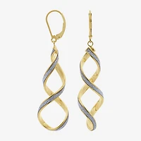 Made in Italy Womens 14K Gold Drop Earrings