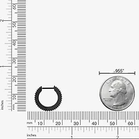 Mens Stainless Steel 16mm Hoop Earrings