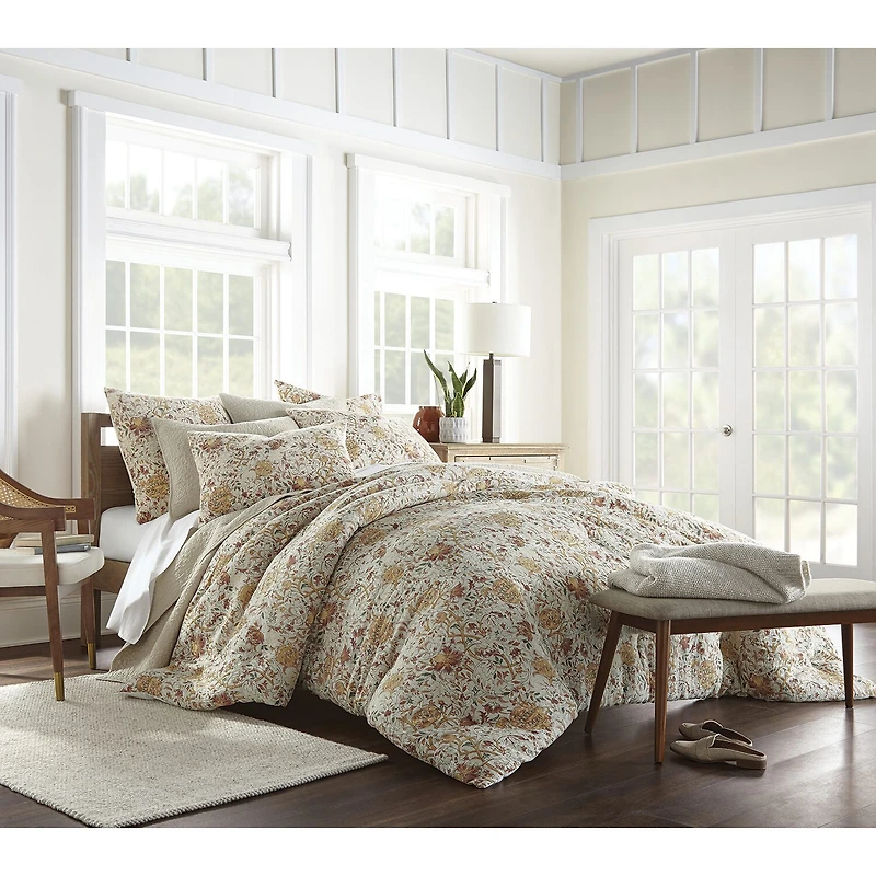 Linden Street Hawthorn 3-pc. Floral Duvet Cover Set