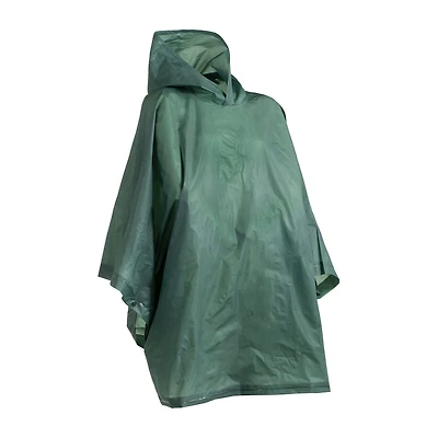 Isotoner Unisex Adult Easy-on + Easy-off Lightweight Rain Poncho Raincoat