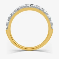 (H-I / I1) Womens 3MM 3/4 CT. T.W. Lab Grown White Diamond 14K Gold Wedding Band