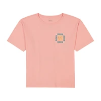 Roxy Big Kid Girls Crew Neck Short Sleeve Oversized Graphic T-Shirt